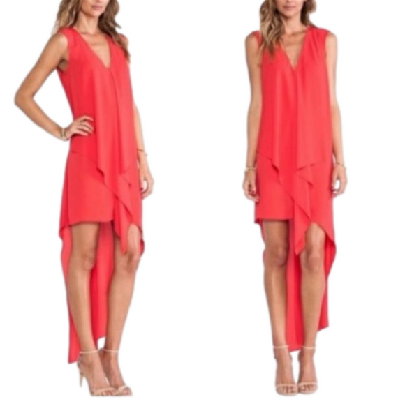 BCBG Dresses | High low Red dress size XXS - Picture 1 of 5